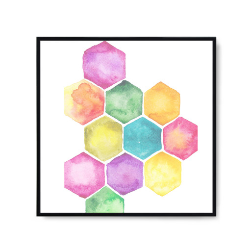 Abstract colorful shapes