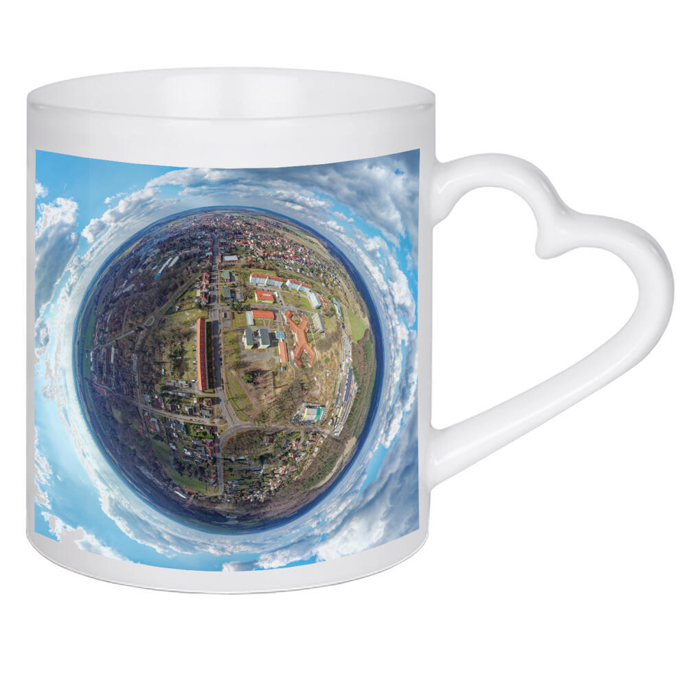 Herztasse "Tangerhütte Gesamtschule und Park" artboxONE - Städte,Reise,Architektur,Reise / Länder,Städte / Weitere