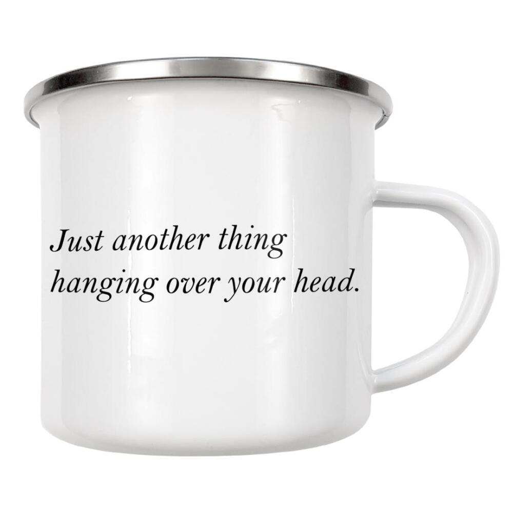 Emaille Tasse "Just another thing II" artboxONE - Typografie,Abstrakt