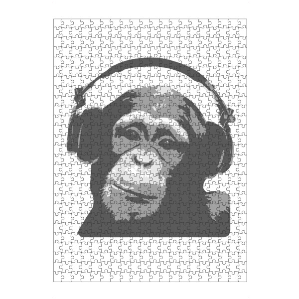 artboxONE Puzzle "DJ MONKEY" artboxONE - Tiere,Musik,Festivals