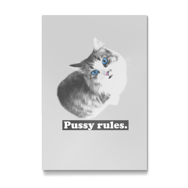 Galerie-Print "Pussy rules" 30x20 cm artboxONE