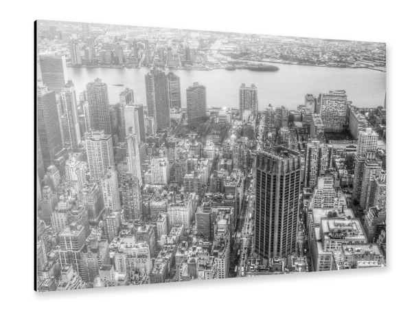 Alu-Dibond "Manhattan cityscape" 30x20 cm artboxONE