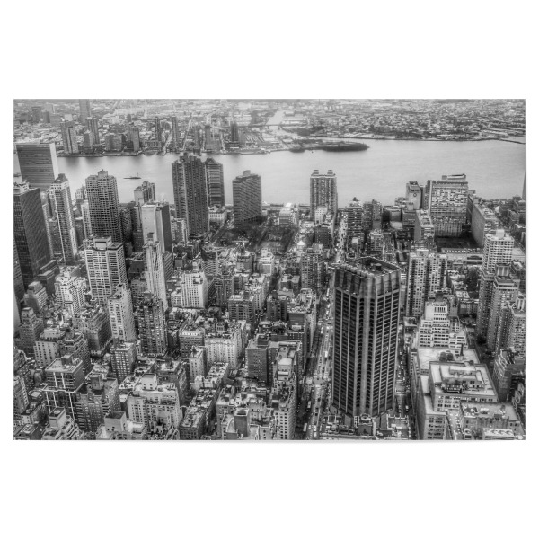 Poster "Manhattan cityscape" artboxONE - Städte,Schwarzweiß