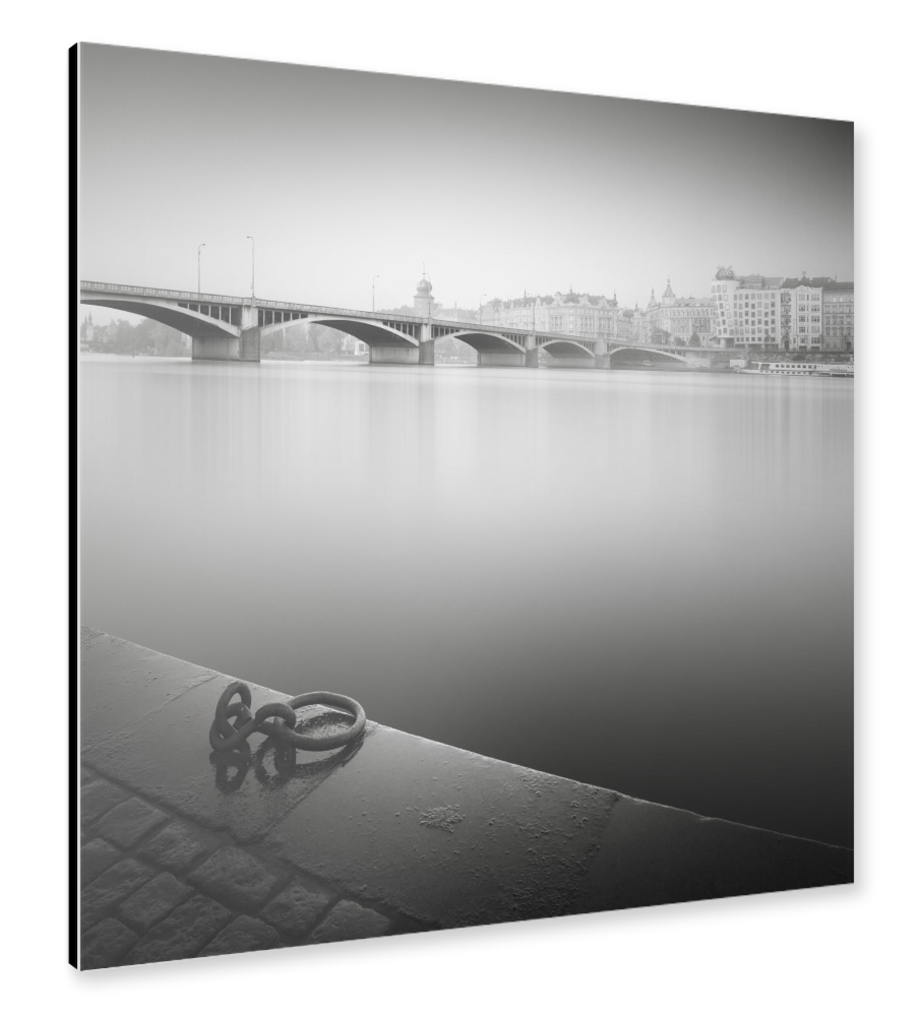 Alu-Dibond "Vlatva River Prag" 30x30 cm artboxONE