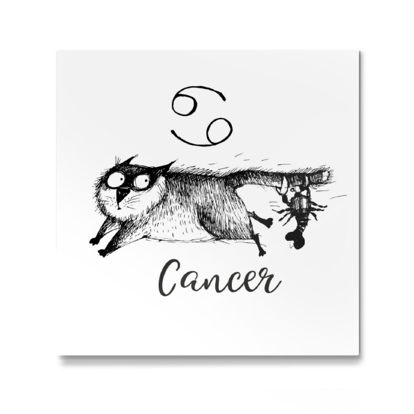 Galerie-Print "Cancer cat" 30x30 cm artboxONE