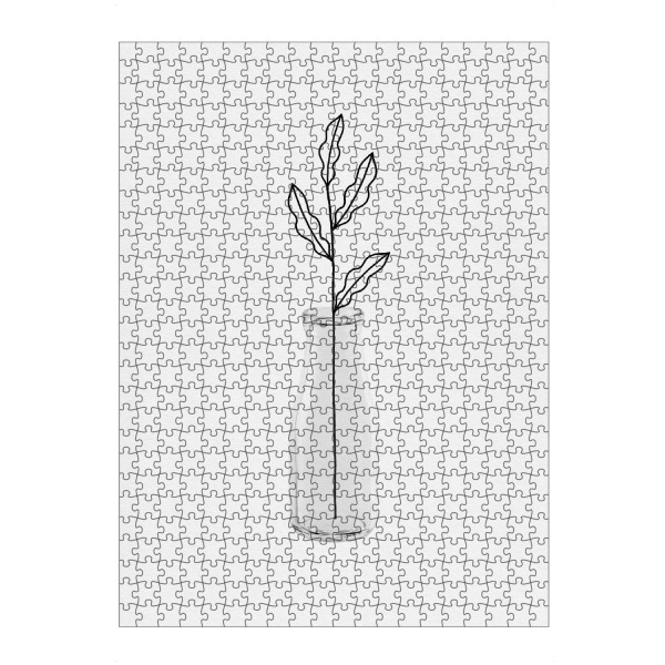 Puzzle Ravensburger "Leaf Still Life" artboxONE - Natur,Floral,Abstrakt,Liebe