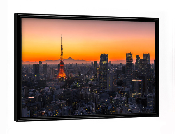 Poster mit schwarzem Rahmen "Tokyo 01" artboxONE - Städte,Reise,Architektur