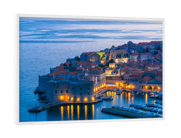 Poster mit weißem Rahmen "Dubrovnik 07" artboxONE - Reise,Architektur