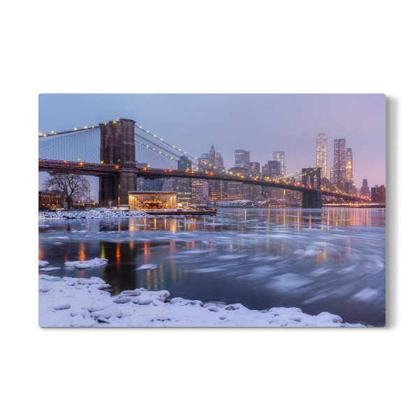 Galerie-Print "New york Winterskyline" 30x20 cm artboxONE