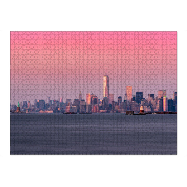 Puzzle Ravensburger "New York Sunset" artboxONE - Städte,Reise,Architektur,Reise / Länder