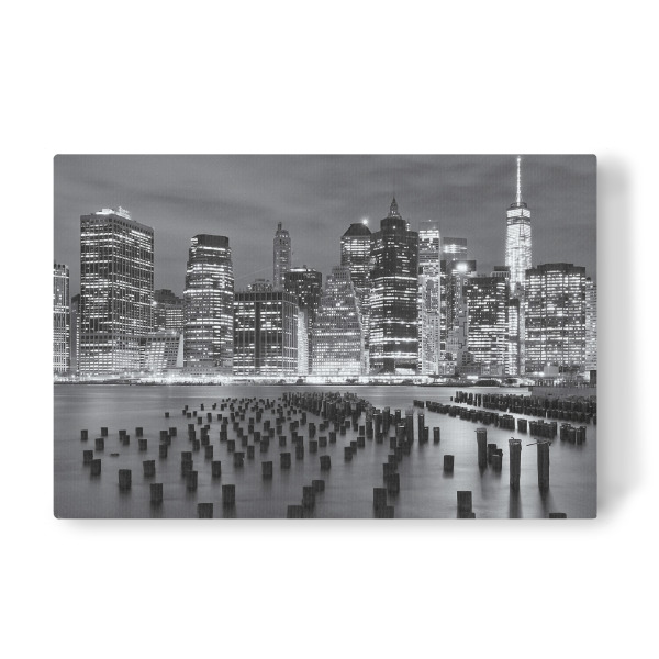 Leinwandbild "New York #1" artboxONE - Städte,Städte / New York,Schwarzweiß - New york,Hochhaus,Skyline