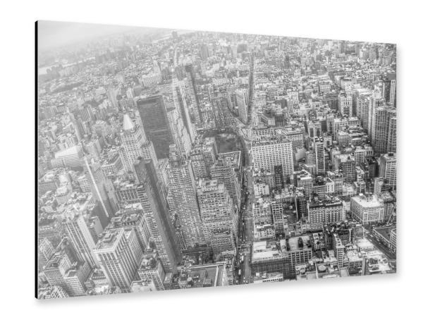Alu-Dibond "New York Manhattan cityscape" 30x20 cm artboxONE