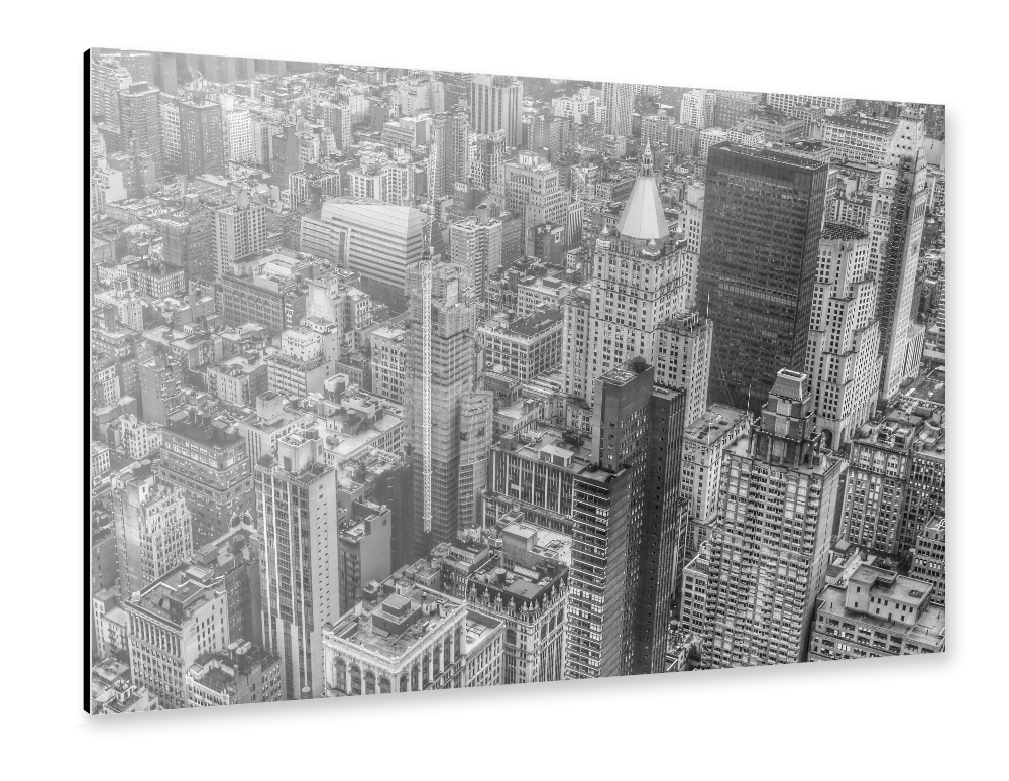 Alu-Dibond "New York Manhattan buildings" 30x20 cm artboxONE