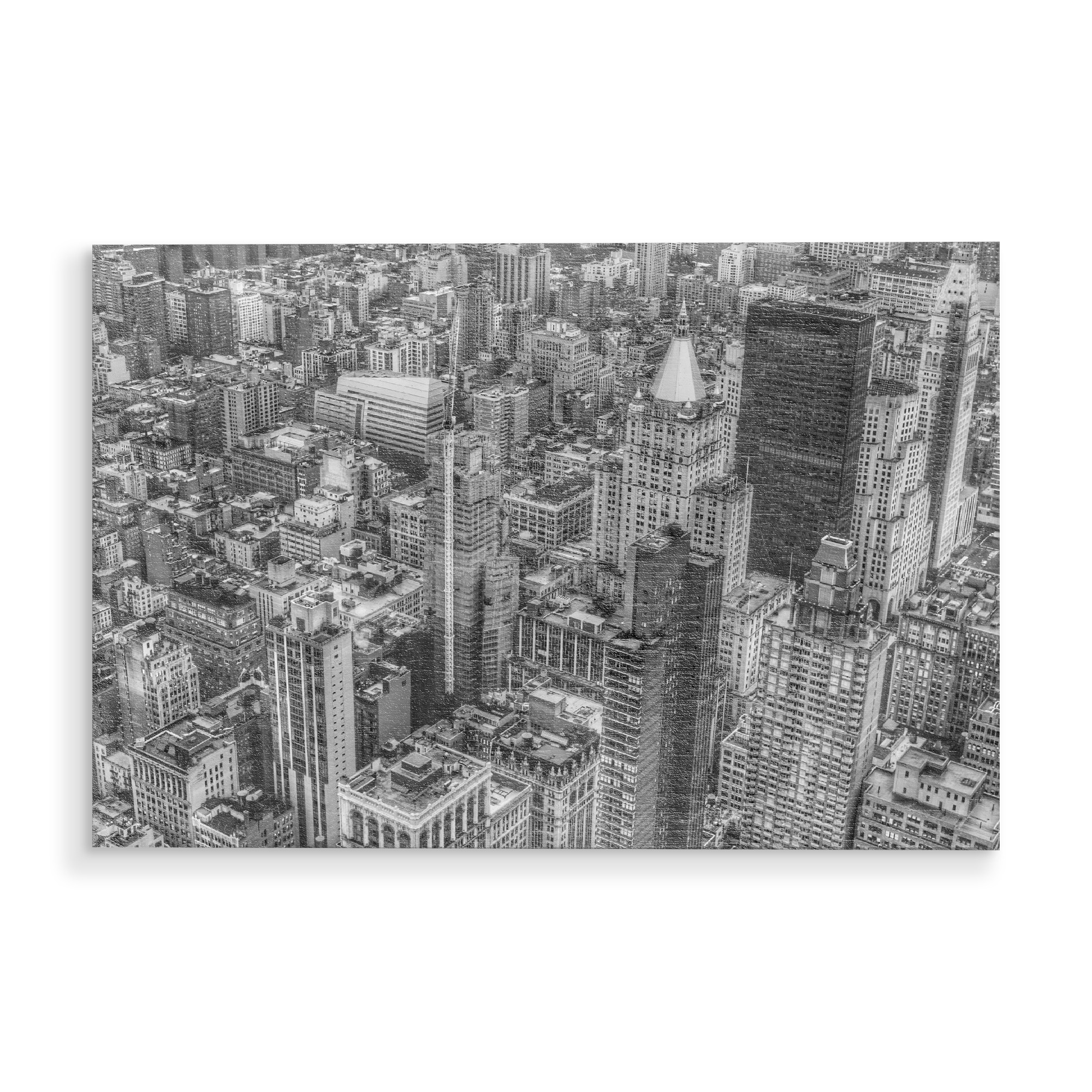 Holzbild "New York Manhattan buildings" artboxONE - Städte,Schwarzweiß - New york,Nyc,Ny,Manhattan,Fotografie,Schwarzweiß,Fotografie,Schwarzweiß