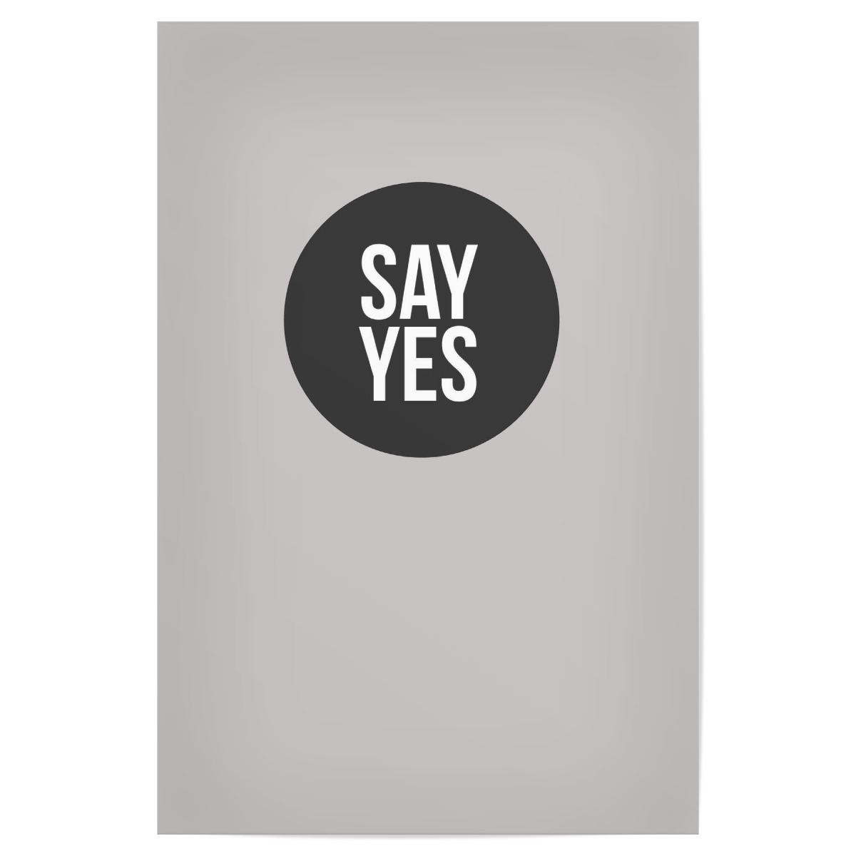 Say Yes als Poster bei artboxONE kaufen