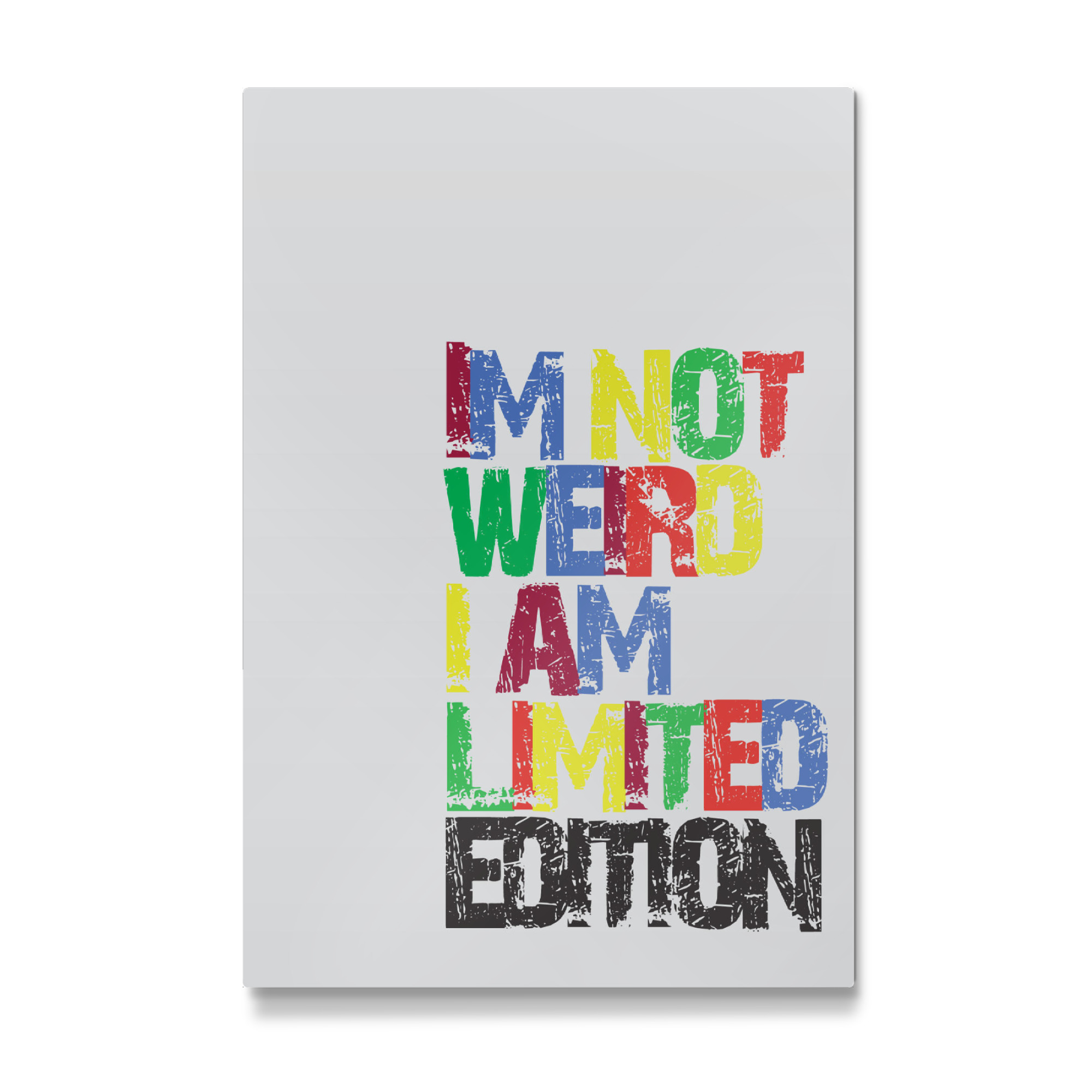 Galerie-Print "I'm not weird" 75x50 cm artboxONE