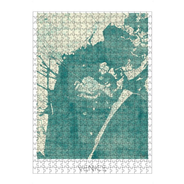 artboxONE Puzzle "Venedig, Italien" artboxONE - Städte,Städte / Venedig,Kartografie - Venedig,Italien,Karte,Stadt,Straße,Plakat,Plan,Map,Street