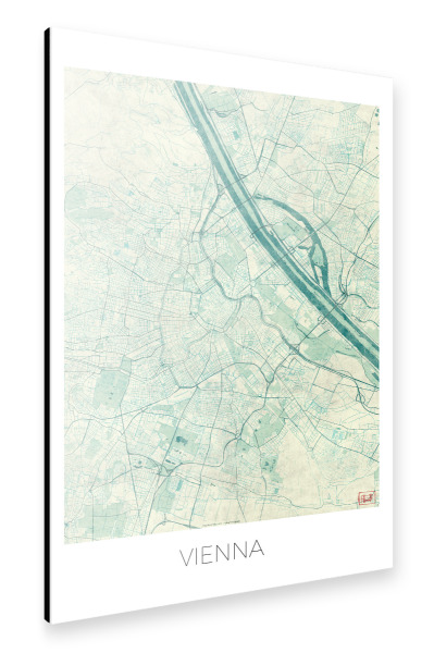 Alu-Dibond "Vienna, Österreich" 30x20 cm artboxONE