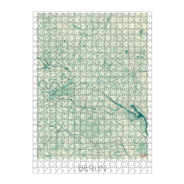 artboxONE Puzzle "Berlin, Deutschland 2" artboxONE - Städte,Städte / Berlin,Kartografie