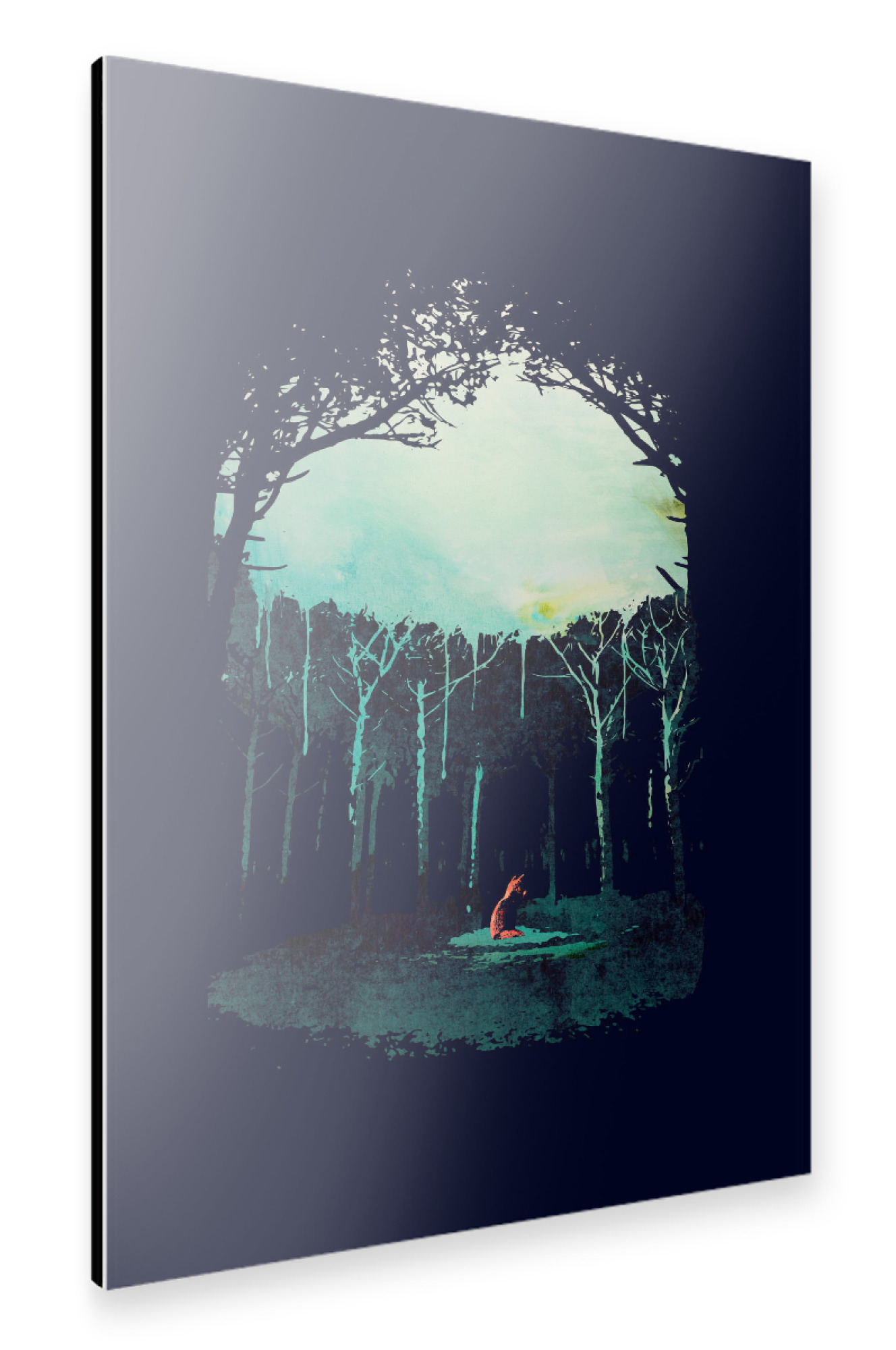 Alu-Dibond "Deep in the forest" 75x50 cm artboxONE