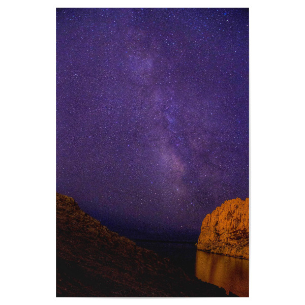 Poster "Milky Way" artboxONE - Natur,Ultraviolet