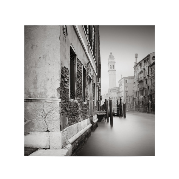 Poster 20x20 cm "Campanile di San Giorgio dei Greci Venedig" artboxONE - Städte,Reise,Abstrakt,Schwarzweiß,Architektur,Reise / Länder,Fiktion