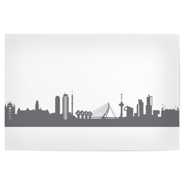 Poster "Rotterdam 02 Monochrom" artboxONE - Städte,Reise,Abstrakt,Schwarzweiß,Architektur,Reise / Länder