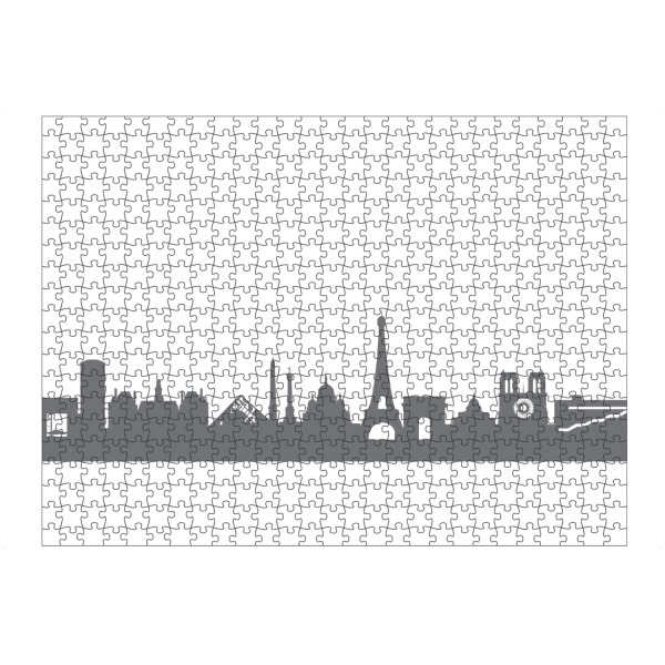 artboxONE Puzzle "Paris 02 Monochrom" artboxONE - Städte,Reise,Abstrakt,Schwarzweiß,Architektur,Städte / Paris,Reise / Länder