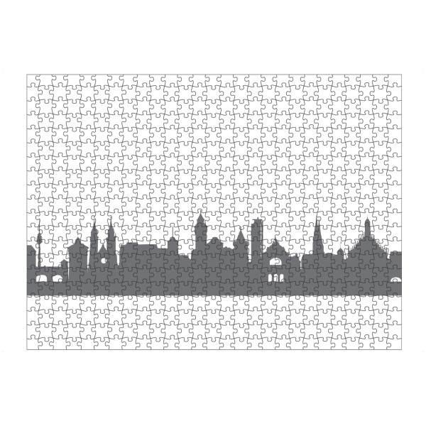 artboxONE Puzzle "Nürnberg 02 Monochrom" artboxONE - Städte,Reise,Abstrakt,Schwarzweiß,Architektur,Reise / Länder