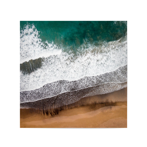 Poster 20x20 cm "Wilder Strand" artboxONE - Natur,Reise,Reise / Strand und Meer
