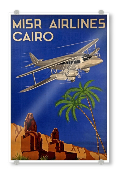 Acrylglasbild "Egypt Poster Vintage Travel Art Print" artboxONE - Reise,Retro - Egypt poster vintage travel art print,Egypt art,Egypt poster,Egypt