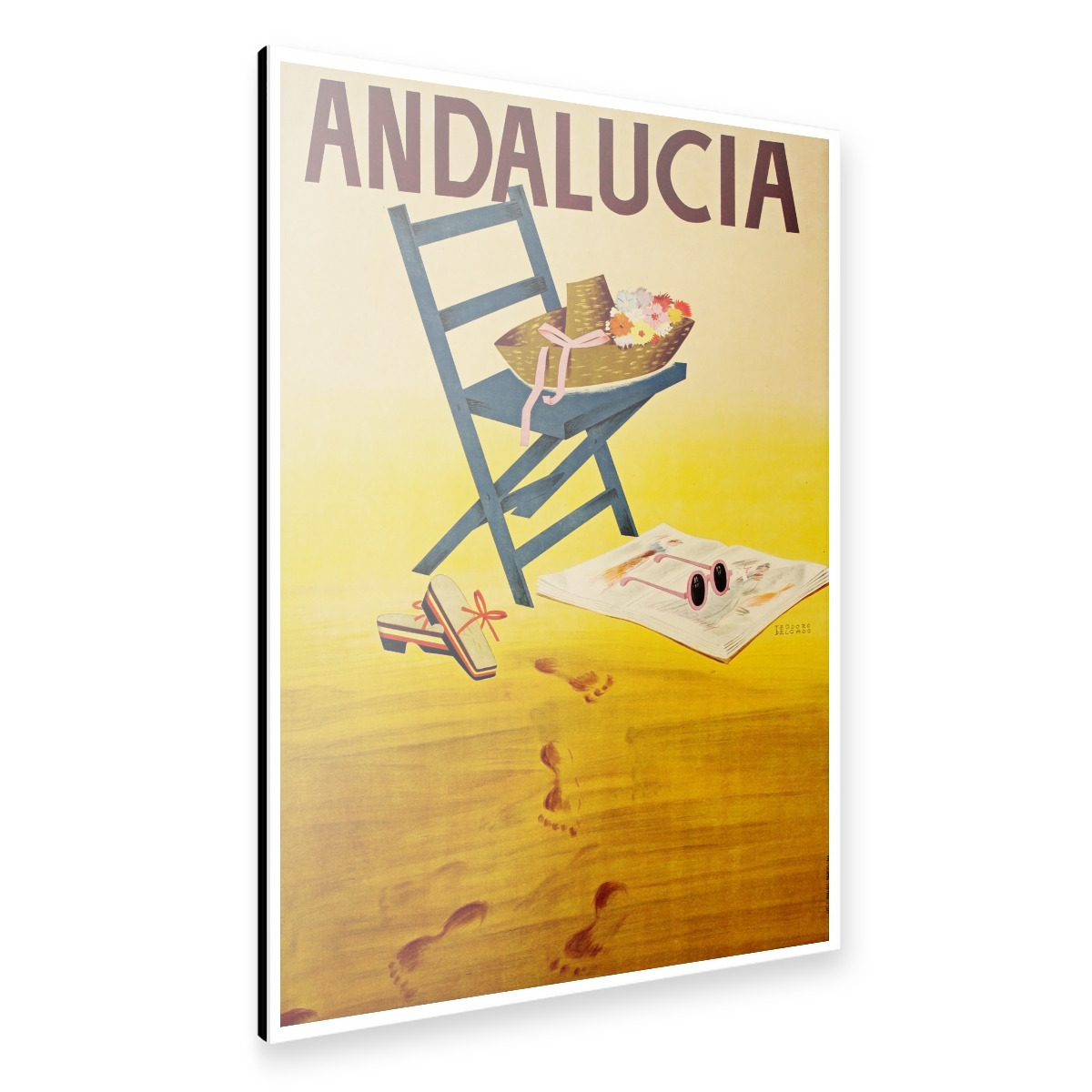 Andalusia Spain Vintage Travel Poster Art Als Alu-Print Bei ArtboxONE ...