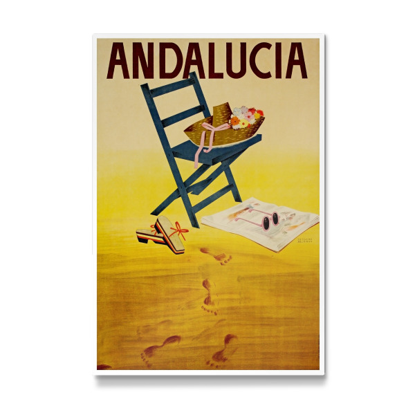 Galerie-Print "Andalusia Spain Vintage Travel Poster Art" 30x20 cm artboxONE