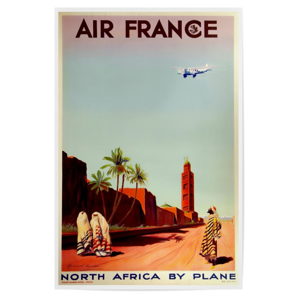 Poster 30x20 cm "Middle Easter Travel Poster Vintage Art" artboxONE - Reise - Middle easter travel poster vintage art