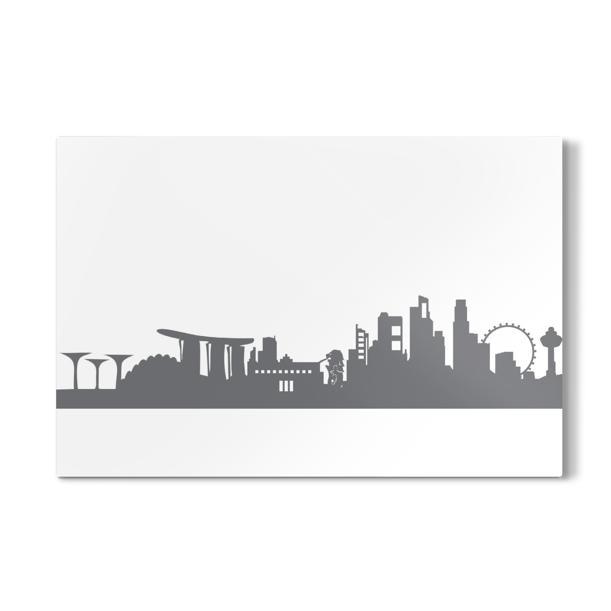 Galerie-Print "Singapur 02 Monochrom" 75x50 cm artboxONE