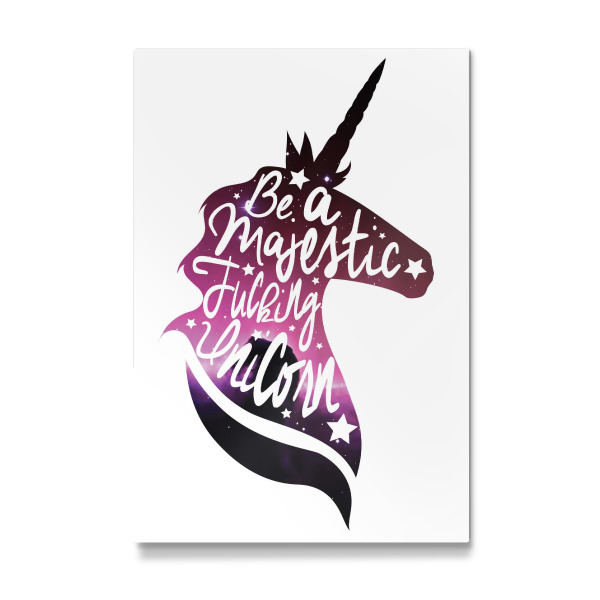Galerie-Print "Be Like the Unicorn" 30x20 cm artboxONE
