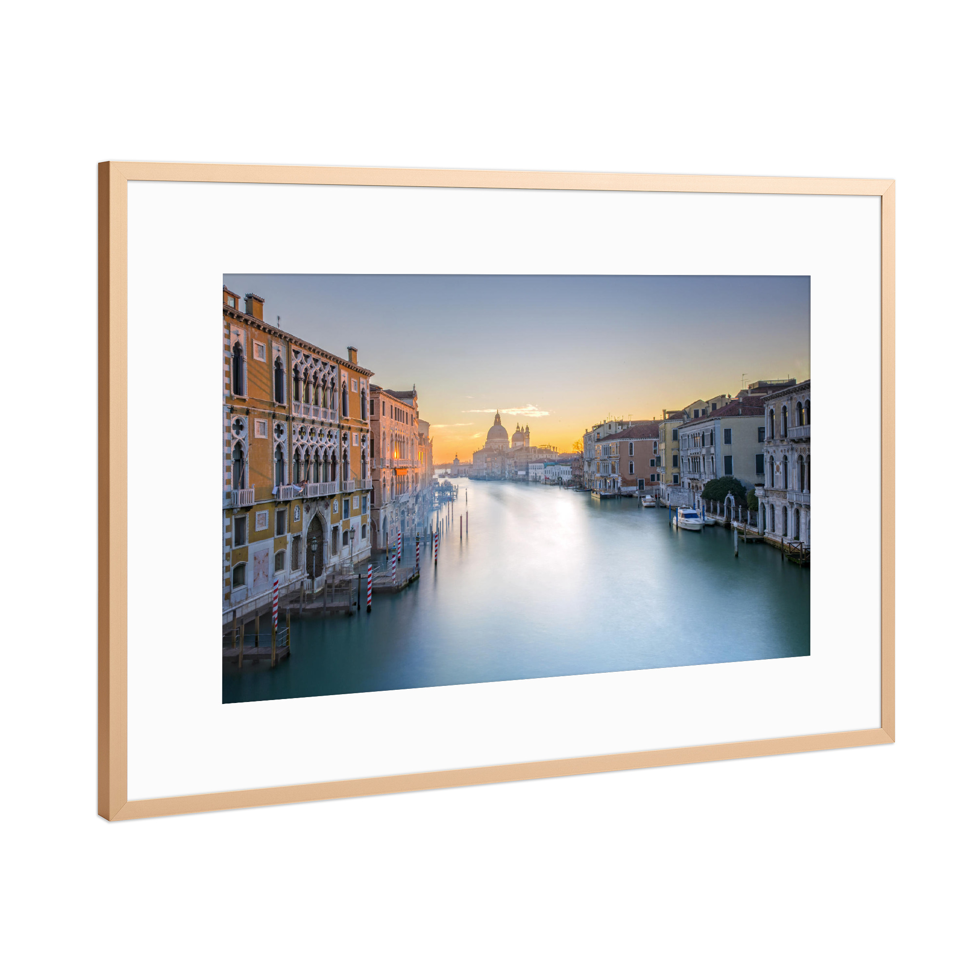 Poster mit Rahmen Kupfer "Venedig 2" artboxONE - Reise - Venedig