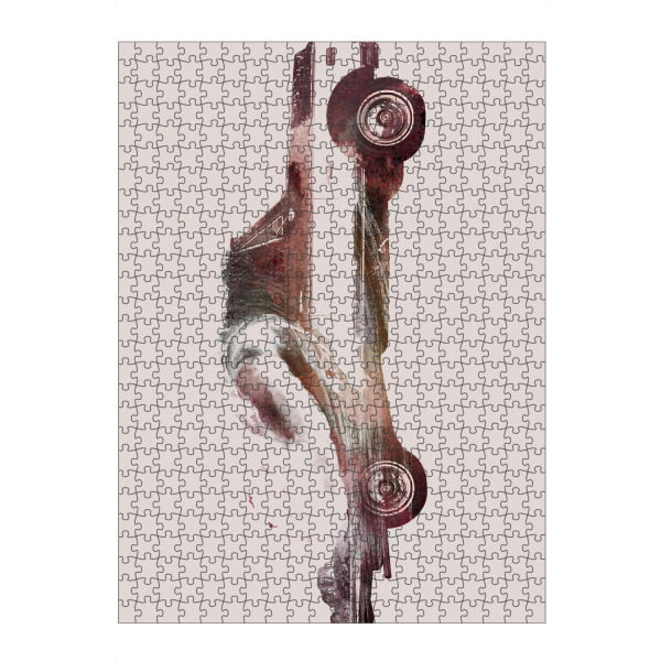 Puzzle Ravensburger "Drive me back home 3" artboxONE - Natur,Automobile - Car,Wave,Double exposure - Bild Car