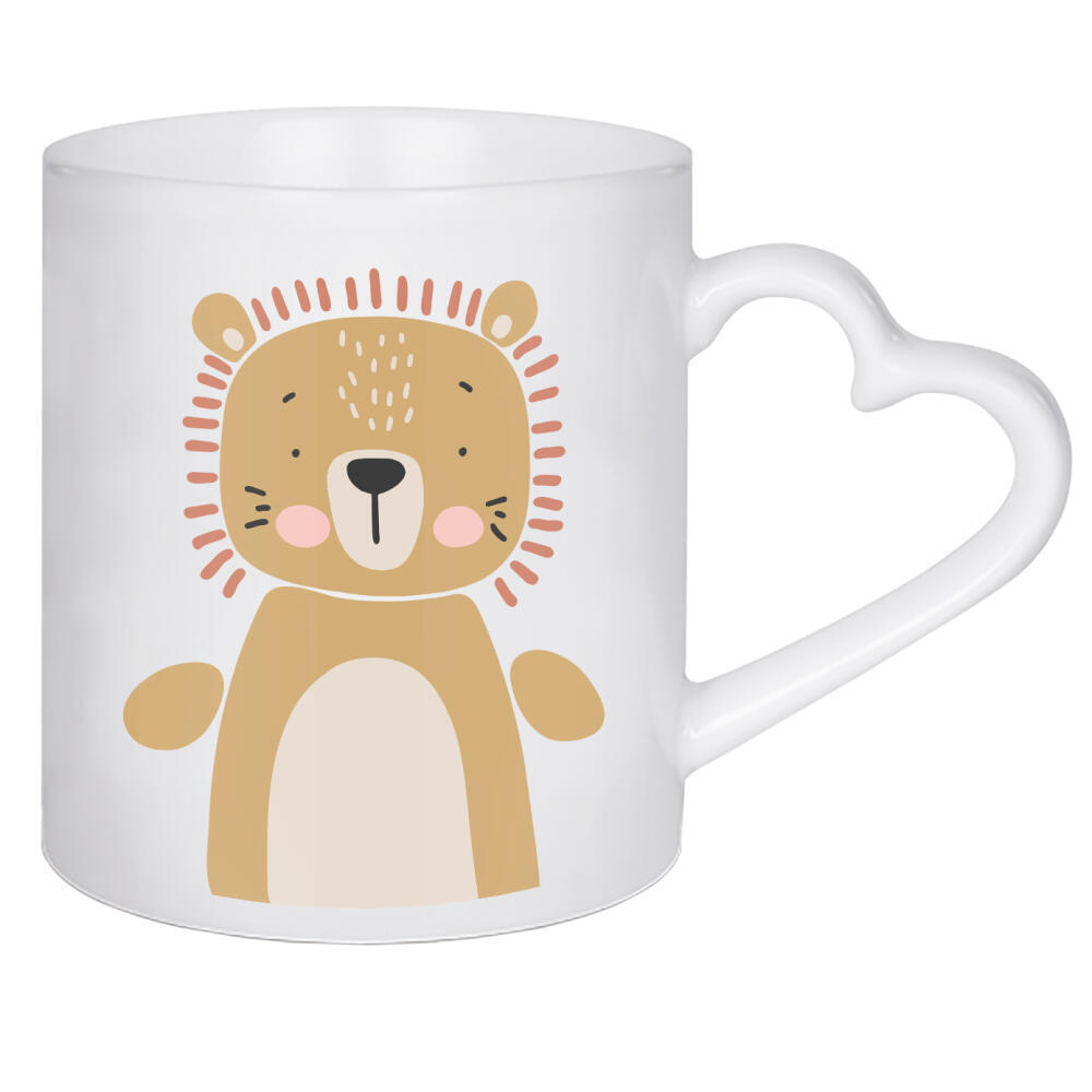 Herztasse "Baby lion animal" artboxONE - Für Kinder,Tiere