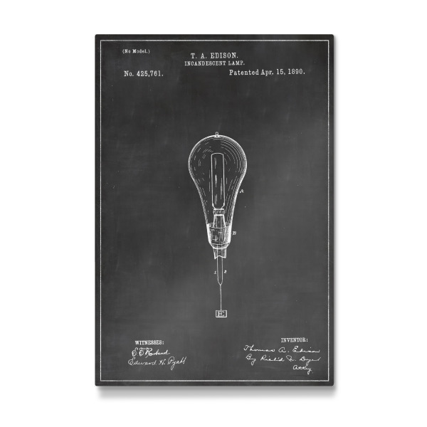 Galerie-Print "Edison Glühbirne" 30x20 cm artboxONE