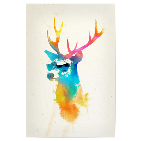 Poster "Sunny stag" artboxONE - Tiere - Deer,Stag