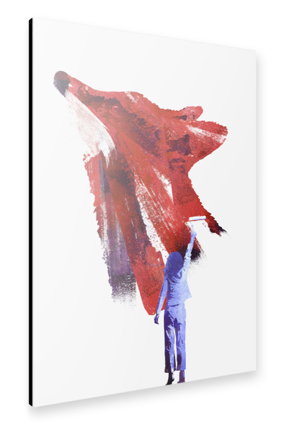 Alu-Dibond "My only friend" 30x20 cm artboxONE