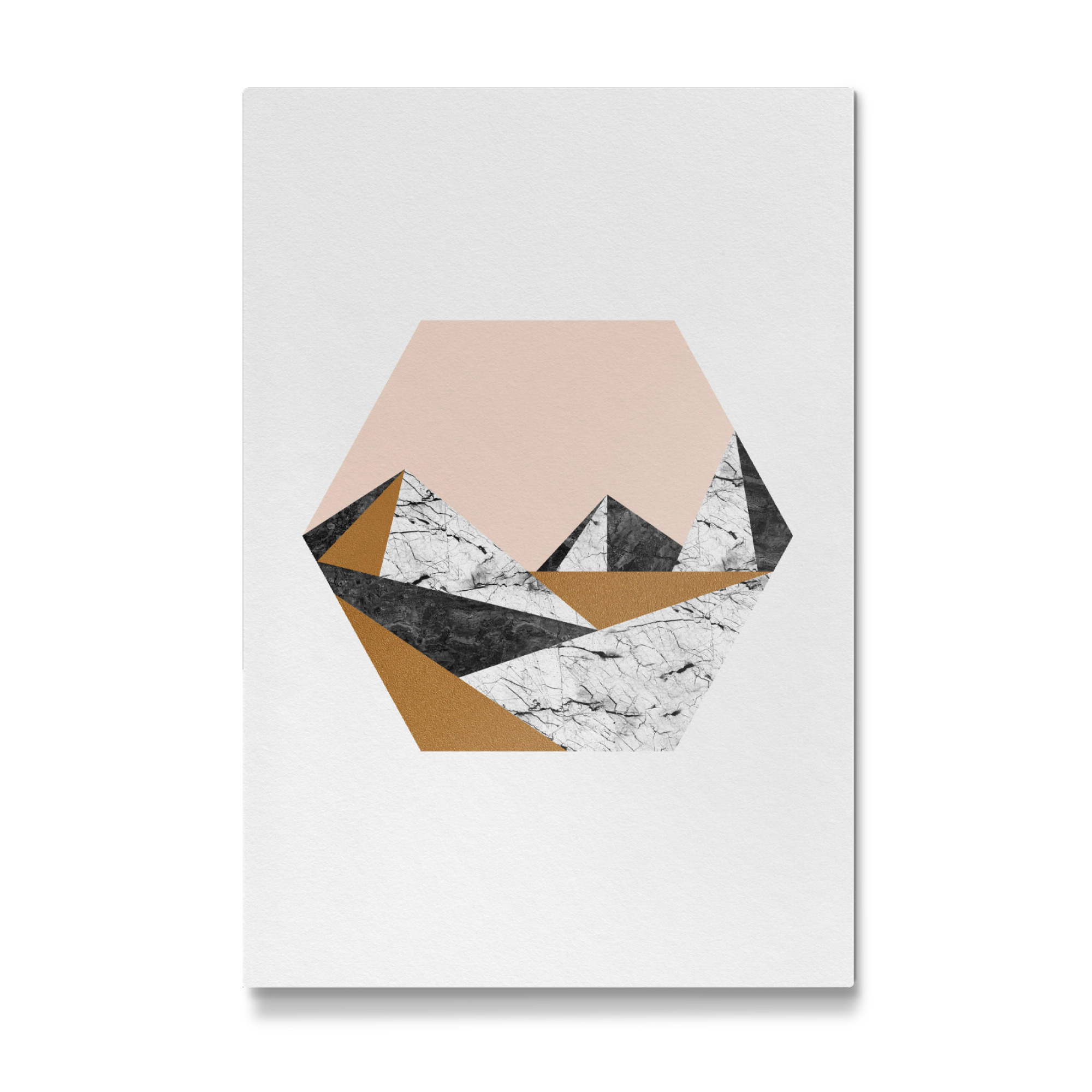 Galerie-Print "Geo Landscape Hexagon" 30x20 cm artboxONE
