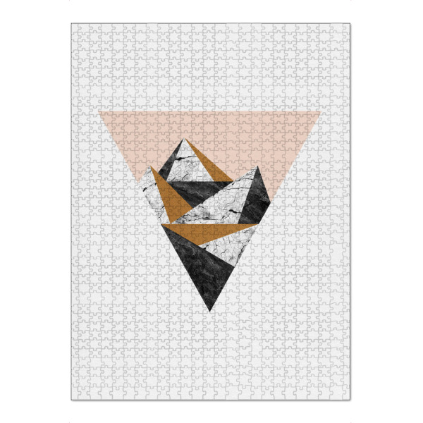 Puzzle Ravensburger "Geo Landscape Triangle" artboxONE - Natur,Abstrakt,Geometrie,Marmor
