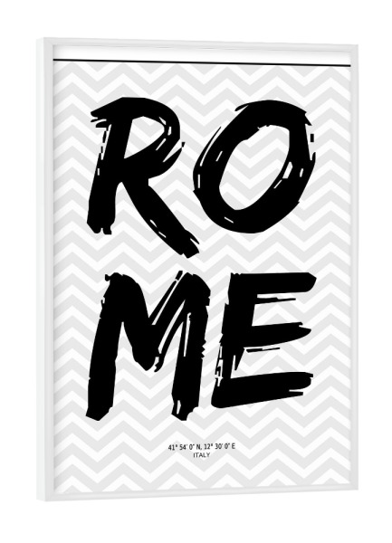 Poster mit weißem Rahmen "Italy Rome" artboxONE - Städte - Rome,Italy,Travel