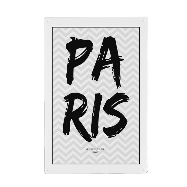 Holzbild "Paris France" artboxONE - Schwarzweiß,Städte / Paris - Paris,France,Frankreich