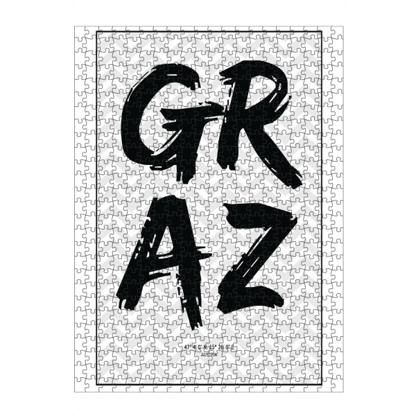 artboxONE Puzzle "Graz Austria" artboxONE - Städte,Schwarzweiß - Graz,Austria - Bild graz