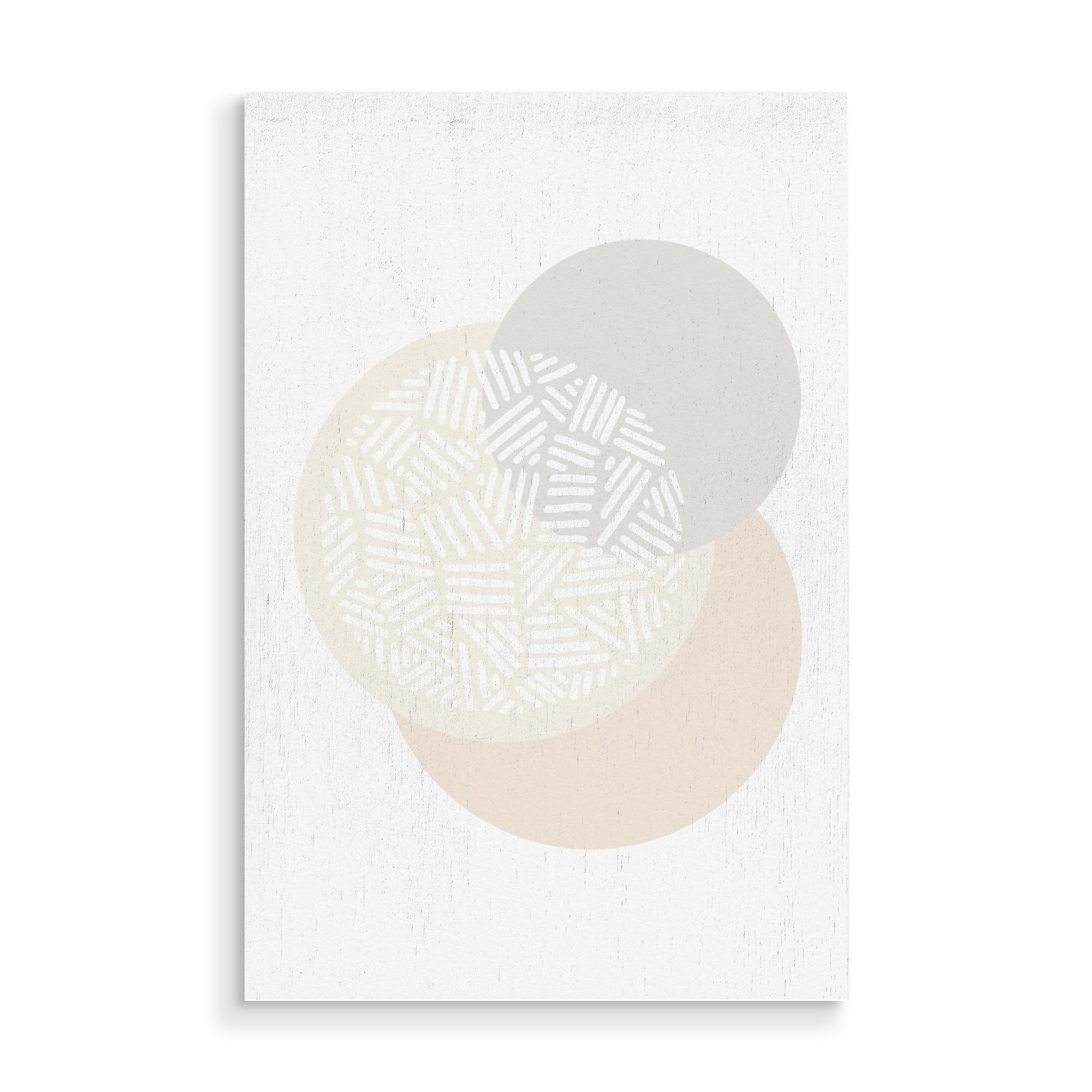Holzbild "Blush Circles" artboxONE - Abstrakt,Geometrie