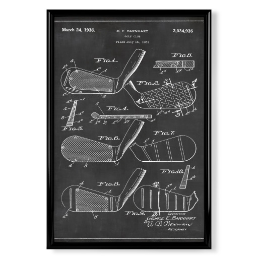 Golf clubs patent