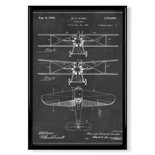 Retro airplane patent